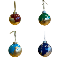 Gold/Silver Leafed Ornaments